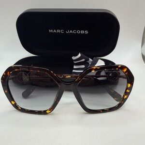Marc Jacobs Brown Tortoise Sunglasses